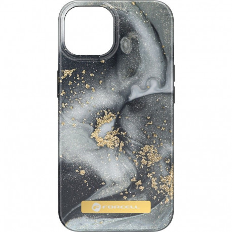 Case for iPhone 14 PLUS Forcell F-Protect Mirage compatible with Magsafe marble mist