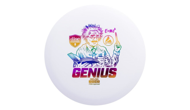 Discgolf DISCMANIA Fairway Driver GENIUS Active Valge 7/5/-4/1