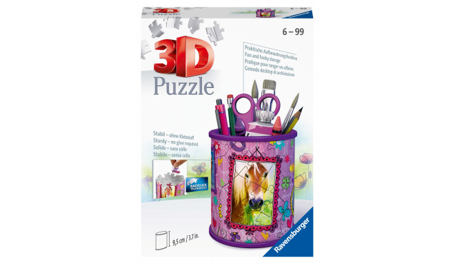 Ravensburger 3D pusle pliiatsitops Hobused