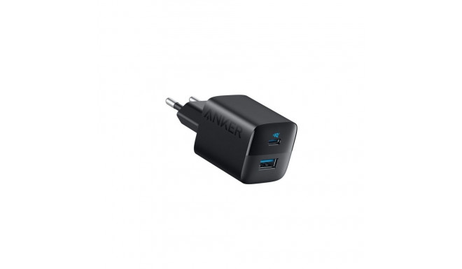 323 33W mains charger 1xUSB-A 1xUSB-C black