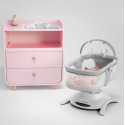 Bella Set Gray Concrete rocking cradle