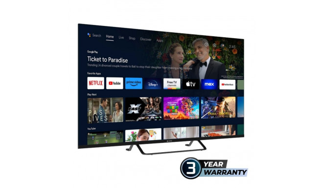 eSTAR Android TV 43"/109cm 2K FHD LEDTV43A1T2 Black