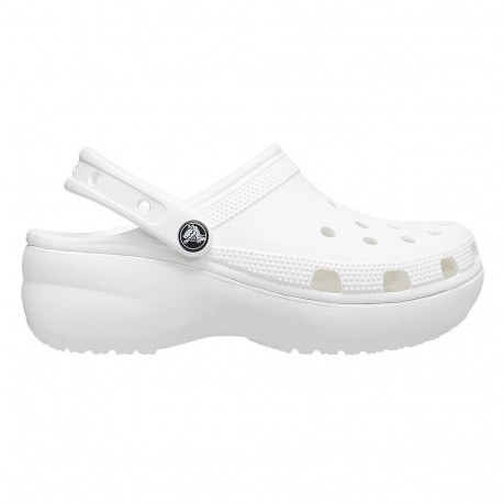 Chodaki damskie Crocs Classic Platform białe 206750 100 39-40