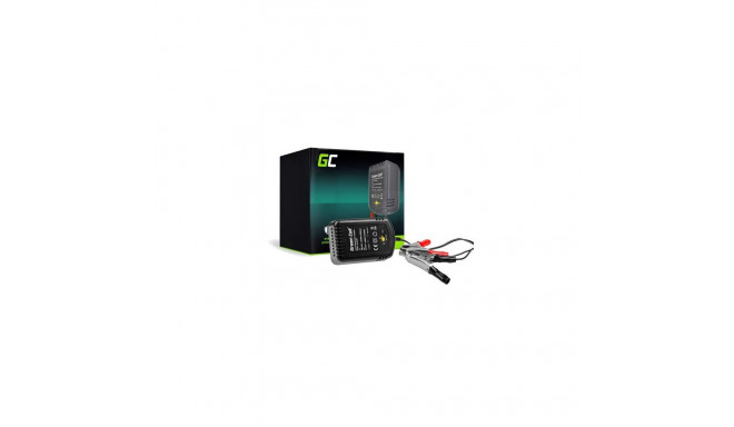 Green Cell ACAGM05 vehicle battery charger 2/6/12 V Black