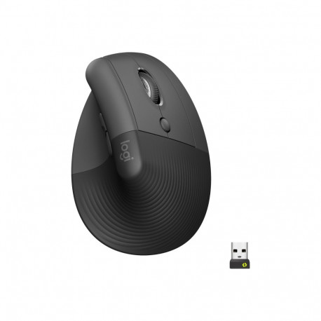 LOGITECH Lift vertikaalne ergonoomiline hiir optiline 6-nupuline juhtmevaba Bluetooth 2.4 GHz Bolt U