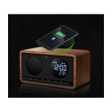 Clock radio with wireless charger Manta RDI912B, black