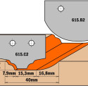 HW KNIFE (PROFILE D2) 20X20X2