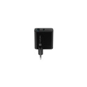 USB CHARGER NATEC RIBERA GAN 1X USB-A + 1X USB-C 65W BLACK