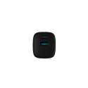 USB CHARGER NATEC RIBERA GAN 1X USB-A + 1X USB-C 30W BLACK