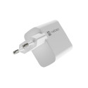 USB CHARGER NATEC RIBERA GAN 1X USB-A + 1X USB-C 65W WHITE