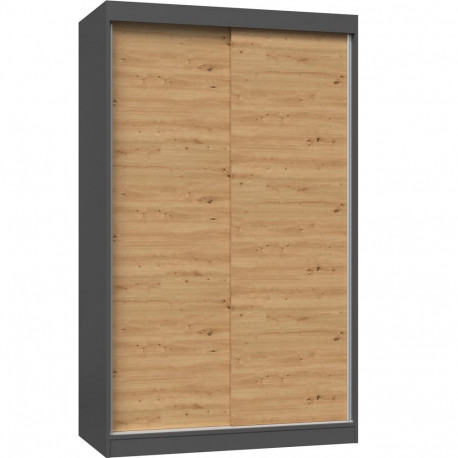 Topeshop IGA 120 ANT/ART B bedroom wardrobe/closet 7 shelves 2 door(s)