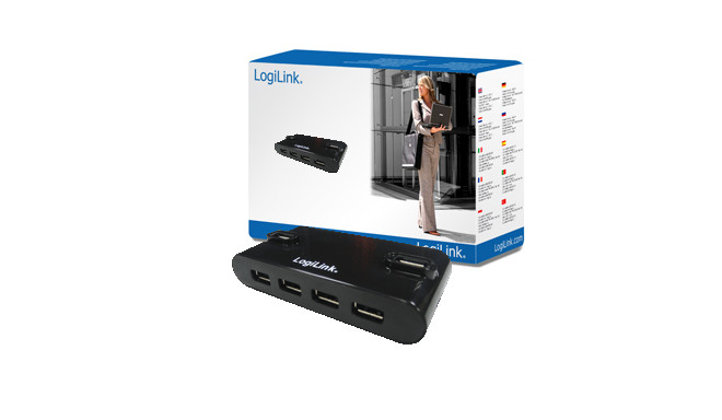 LogiLink 4-port black
