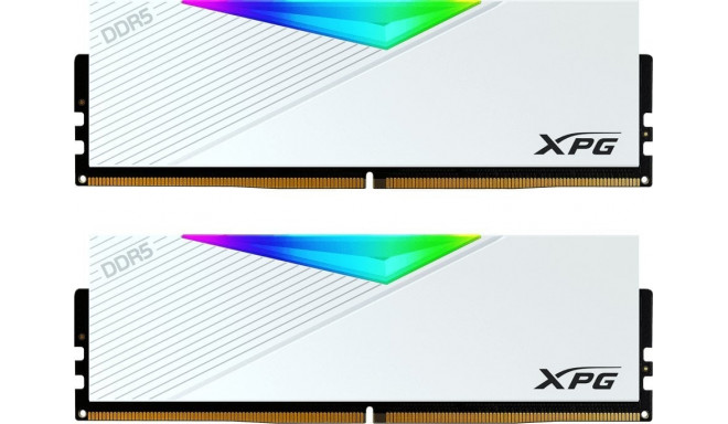 ADATA XPG Lancer RGB memory, DDR5, 32 GB, 6000MHz, CL40 (AX5U6000C4016G-DCLARWH)