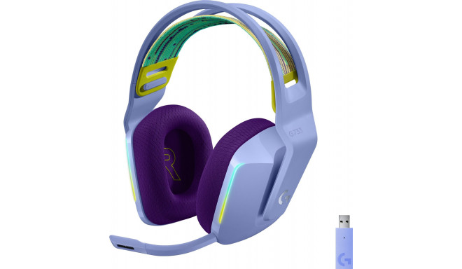 Logitech G733 Lightspeed Kõrvaklapid Lilla (981-000890)