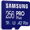 SAMSUNG PRO Plus 256 GB microSDXC (2023), memory card (blue, UHS-I U3, Class 10, V30, A2)