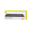 Wireless Tri-mode Keyboard 2.4G / Bluetooth K01B, Gray