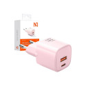 Charger GaN 33W Mcdodo CH-0155 USB-C, USB-A (pink)