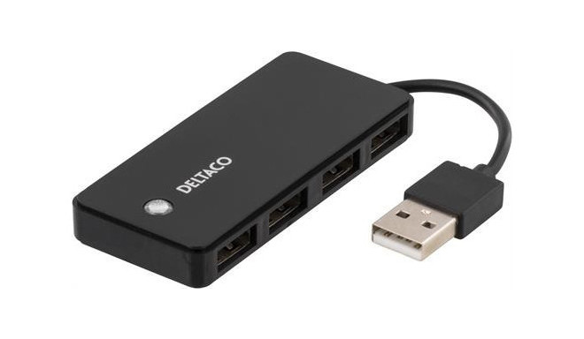 Deltaco USB хаб UH-480 4xUSB