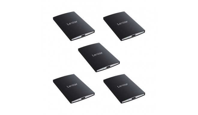 LEXAR SSD SL500 / USB3.2 GEN2X2 UP TO R2000/W1800 // 5-PACK W./ 4X 1TB + 1X 2TB