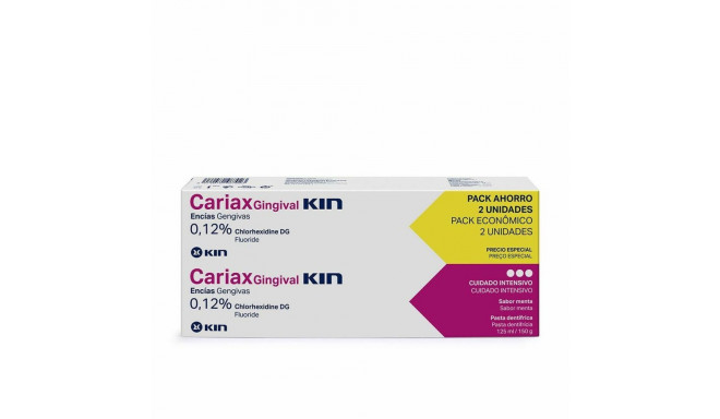 Toothpaste Kin Cariax Gingival (2 Pieces) (2 x 125 ml)