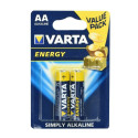 Alkaline batteries Varta R6 (AA) 2 pcs Energy