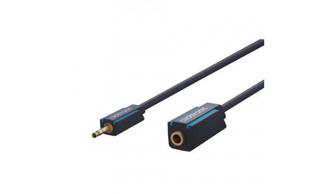 ClickTronic HQ OFC cable Jack 3,5mm - Jack 3,5mm stereo, M/F, 5m