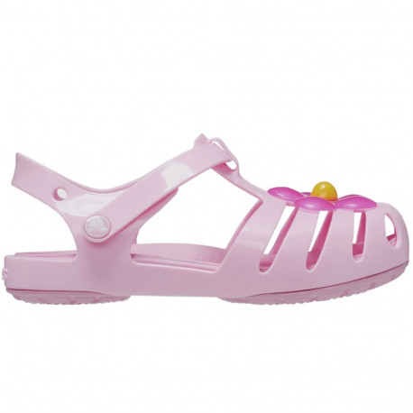 Sandały dla dzieci Crocs Isabela Charm Sandals różowe 208445 6S0 20-21
