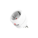 Skross 1.500272 power plug adapter Type C (Europlug) Universal White