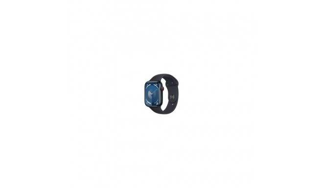 Apple Watch Series9 GPS + Cellular 45mm Midnight Aluminium Case with Midnight Sport Band - S/M