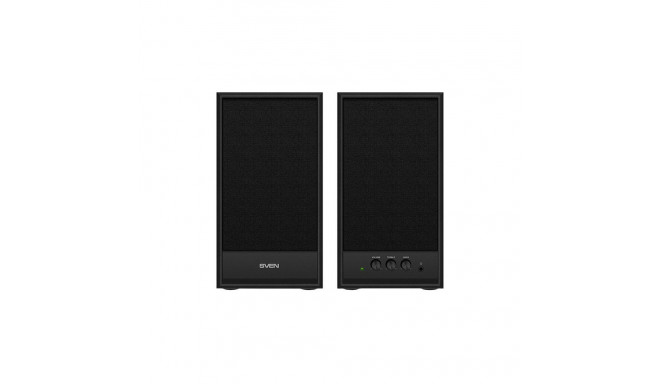 Multimedia - Speaker SVEN SPS-702 (Stereo, 40W, 40Hz-22Hz, Black Leather)