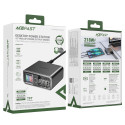 Acefast Z4 PD 218W GaN 3 x USB-C + USB-A multifunkční adaptér se 4 porty – šedá