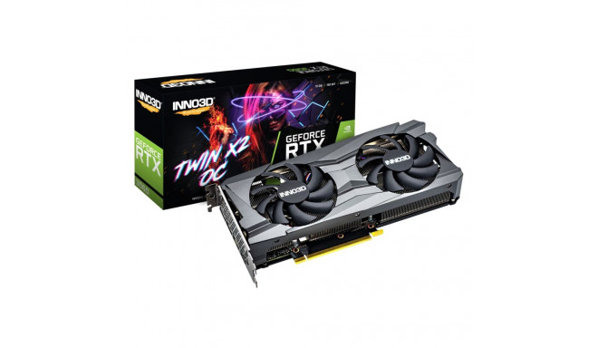 Inno3D videokaart GeForce RTX 3060 TWIN X2 OC NVIDIA 12GB GDDR6