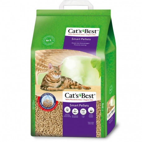 Cat's Best Smart clumping wood pellets 20L 10kg