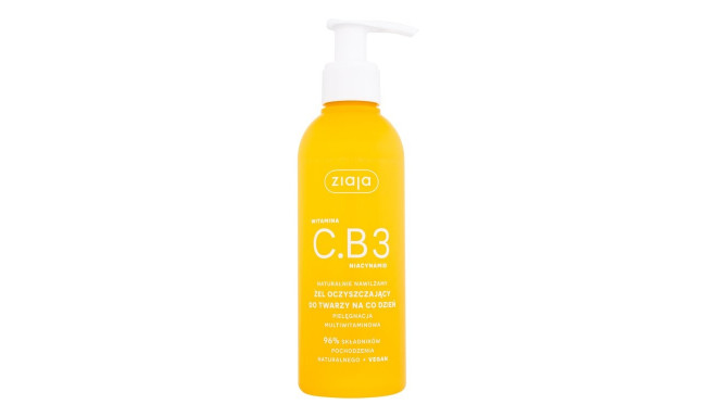 Ziaja Vitamin C.B3 Niacinamide Face Wash Gel (190ml)