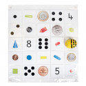 TTS Bee-Bot läbipaistev taskutega matt (4 x 6 ruutu)