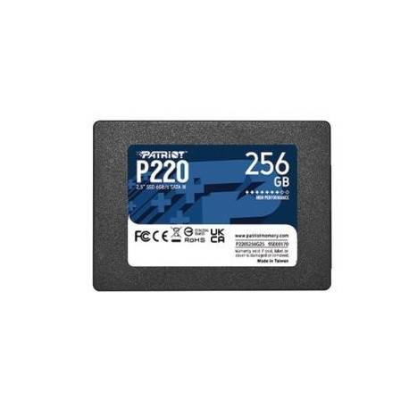 SSD-ketas P220 256GB 550/480 MB/s SATA III 2.5