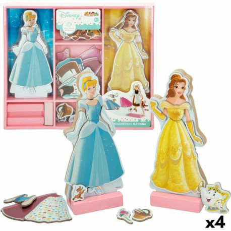 Figuurikesed Disney Princess 45 Tükid, osad 4 Ühikut 9 x 20,5 x 1,2 cm