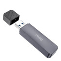 HOCO card reader USB A 2.0 HB45 metal gray