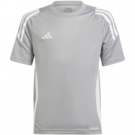 Koszulka dla dzieci adidas Tiro 24 Jersey szara IS1031 128cm