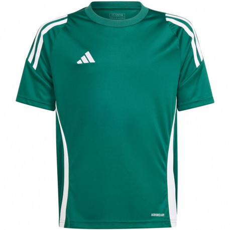Koszulka dla dzieci adidas Tiro 24 Jersey zielona IS1028 140cm