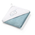 Babyono terry hooded towel blue 85x85cm 144/09