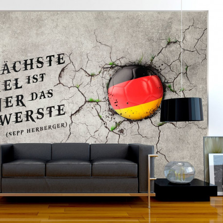 Fototapeet - Das nächste Spiel ist immer das schwerste (Sepp Herberger) - 350x245