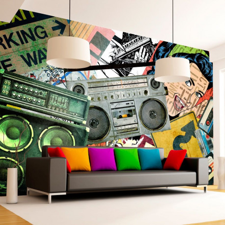 Fototapeet - Graffiti girl - 150x105