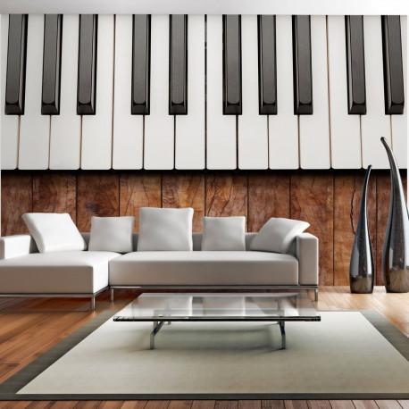 Fototapeet - Inspired by Chopin - mahogany - 100x70