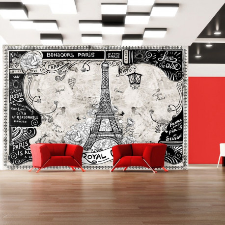 Fototapeet - Bonjour Paris - 300x210
