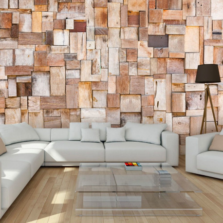 Fototapeet - Larch mosaic - 200x140