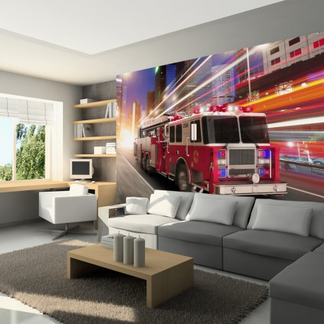 Fototapeet - Fire truck - 400x280