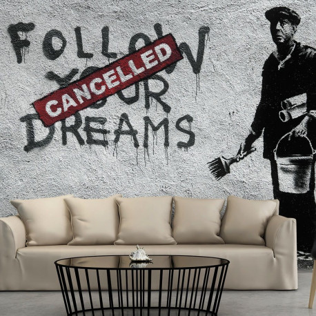 Fototapeet - Dreams Cancelled (Banksy) - 250x175