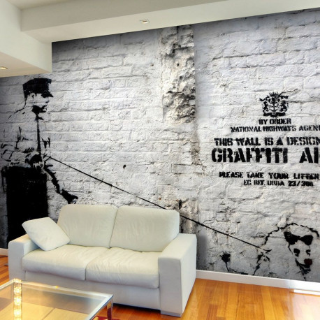 Fototapeet - Banksy - Graffiti Area - 400x280