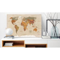 Pilt korgil - Beige Chic [Cork Map] - 90x60